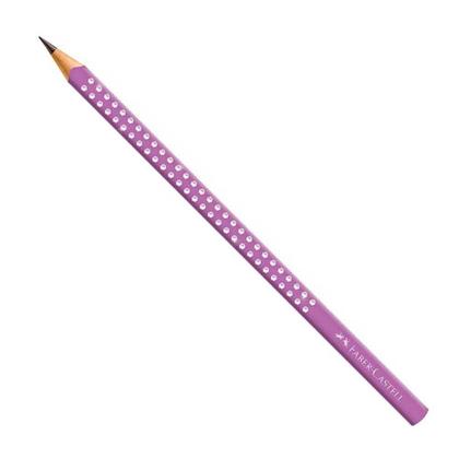 Imagem de Lapis grafite 2b grip sparkle rosa faber castell