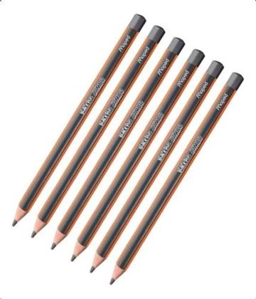 Lapis Grafite Blackpeps x6 - Maped Imagem de Lapis Grafite Blackpeps x6