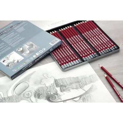 Lápis Graphite Pocket Set Cretacolor 09 Peças Imagem de Lápis Graphite Pocket Set Cretacolor 09 Peças