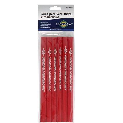 Imagem de Lápis Marceneiro Cartela com 06 Peças Brasfort