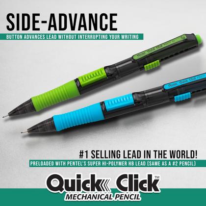 Imagem de Lápis mecânico Pentel Quick Click POP 0,7 mm, pacote com 8