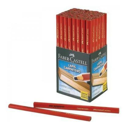 Imagem de Lápis Para Carpinteiro 6mm Faber Castell 72 Unidades