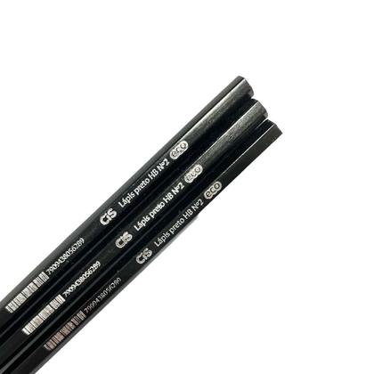 Imagem de Lápis Preto Escolar Nº 2 Cis Ecolápis Grafite Preto Com 144 Unidades