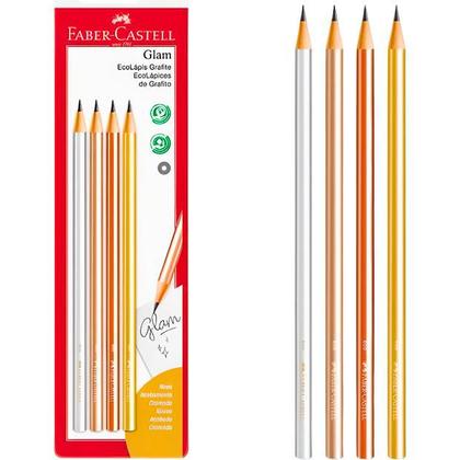 Imagem de Lápis Preto Redondo Grafite Ecolápis Glam Faber Castell