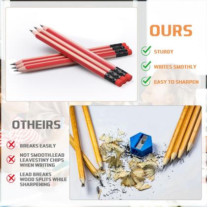 Imagem de Lápis Seajan Jumbo 2B 17,8 cm com borracha, alça triangular x48