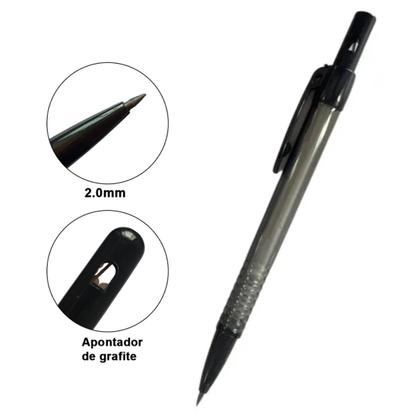 Imagem de Lapiseira 2.0 Plus Cinza Leo & Leo