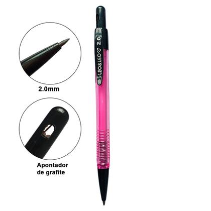 Imagem de Lapiseira 2.0 Plus Rosa Leo & Leo