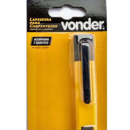 Imagem de Lapiseira Carpinteiro Marceneiro Pedreiro  7 Grafites - Vonder