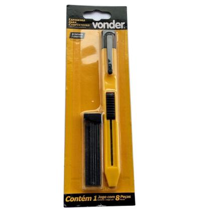 Imagem de Lapiseira Carpinteiro Marceneiro Pedreiro  7 Grafites - Vonder