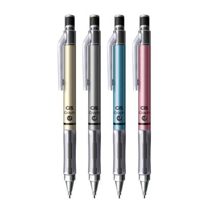 Imagem de Lapiseira Cis Graph Cinza 0.7mm Cor: Azul Metálico