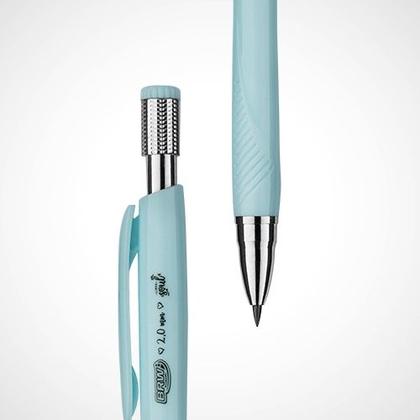 Imagem de Lapiseira Grafite Soul 2.0 mm Tom Pastel com Apontador - Unidade - BRW