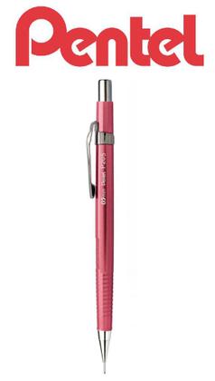 Imagem de Lapiseira Tecnica Pentel 0,5mm P-205 Sharp Rosa Met + Itens
