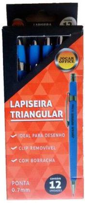 Imagem de Lapiseira Triangular Tecnica 0,7Mm Azul C/12 Jocar Office