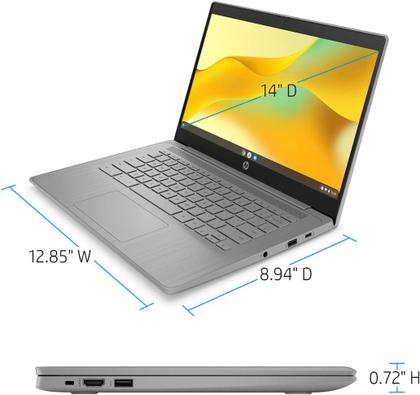 Imagem de Laptop HP O mais novo Chromebook de 14 HD Intel N4120 4 GB de RAM 64 GB