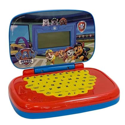 Imagem de Laptop Infantil Educativo Minigame Patrulha Canina Bilingue