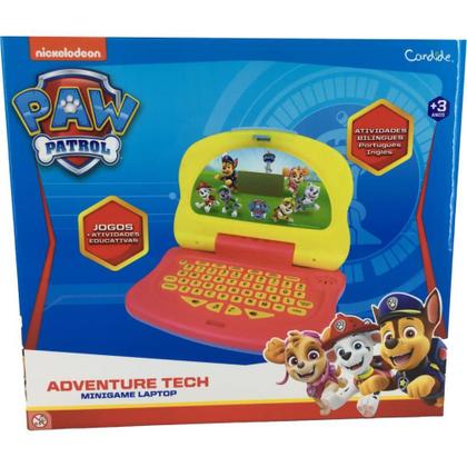 Imagem de Laptop Infantil Patrulha Canina Minigame Bilíngue