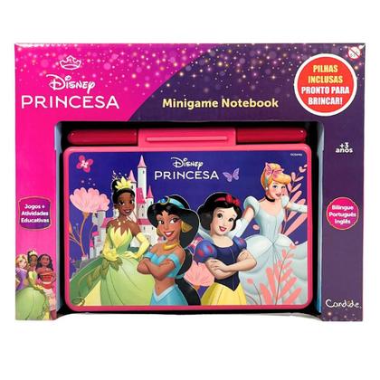 Imagem de Laptop Minigame Notebook Infantil Bilíngue Disney Princesas