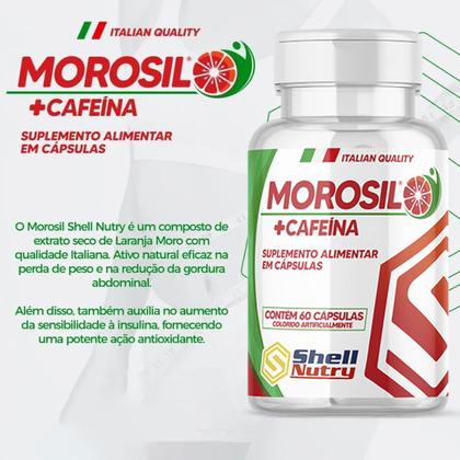 Imagem de Laranja Moro Cafeína 400mg c/ 60 Cápsulas Shell Nutry