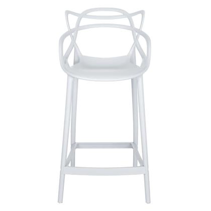 Imagem de Laraz Home Decor, Banqueta média Masters Allegra 66 cm - Branco