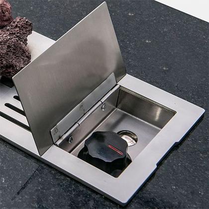 Imagem de Lareira a Gás Império 150cm - Aço Inox - Fogo & Art