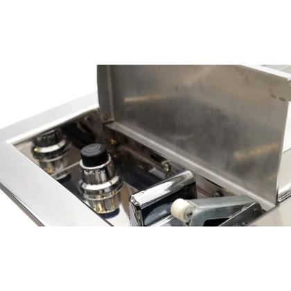 Imagem de Lareira a Gás Kawah 80 cm em Aço Inox de Embutir - K3 Imports