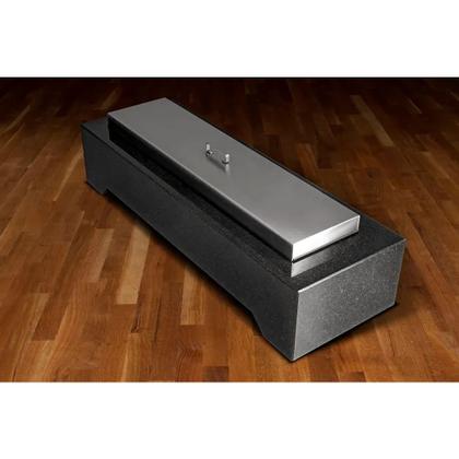 Imagem de Lareira a Gás Stile 100 Cm de Embutir com Tampa em Aço Inox - JX Metais