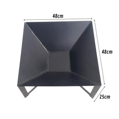 Imagem de Lareira A Lenha Área Externa Jardim Pintura Eletroestática