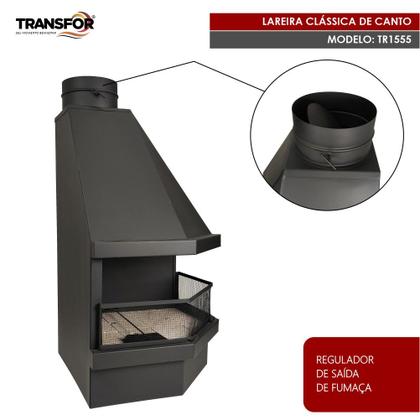 Imagem de Lareira clássica de canto - tr1555