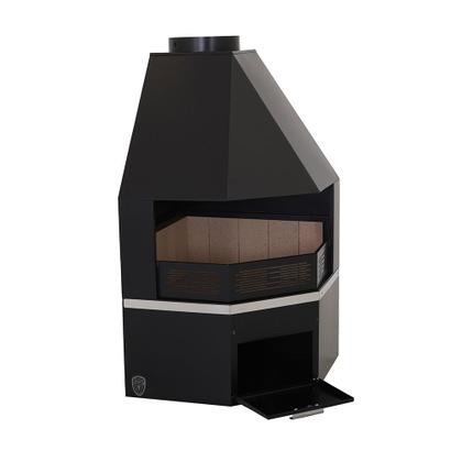 Imagem de Lareira De Canto Grande Com Caixa De Lenha Fornos Pinhal