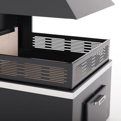 Imagem de Lareira De Meio Grande Com Caixa De Lenha Fornos Pinhal