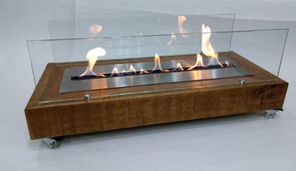 Imagem de Lareira Eco Classe A Álcool-Portátil Rústica Queimador 70Cm