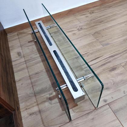 Imagem de Lareira Ecológica Grande 90cm Completa Etanol/Álcool Inox