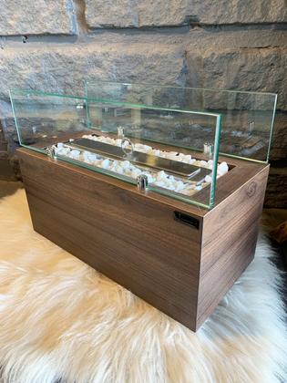 Imagem de Lareira Ecológica Slim Mdf Castaine