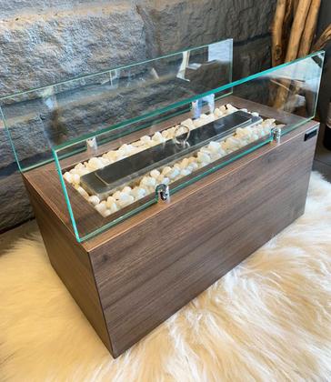 Imagem de Lareira Ecológica Slim Mdf Castaine