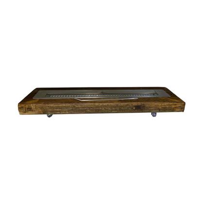 Imagem de Lareira Ecológica Suporte Em Cruzeta Queimador Inox 101cm - Selmetal