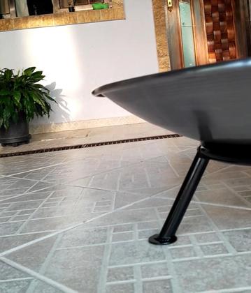 Imagem de Lareira Externa 80cm p/ Jardim a Lenha Fogueira