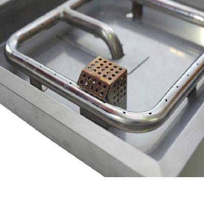 Imagem de Lareira Para áreas externas a Gás Fire Pit - Quadrado 37x37cm - K3