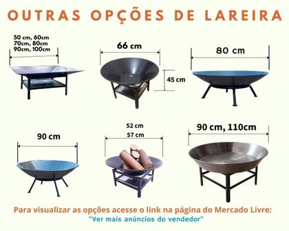 Imagem de Lareira Para Jardim A Lenha Externa - Fogueira Fire Pit