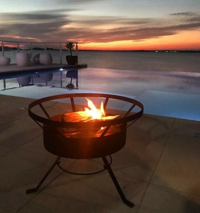 Imagem de Lareira Portátil Para Ambientes Externos - Fire Pit - 60cm