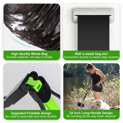 Imagem de Lata de lixo para cocô de cachorro Uppcasir com Pooper Scooper 20L com tampa