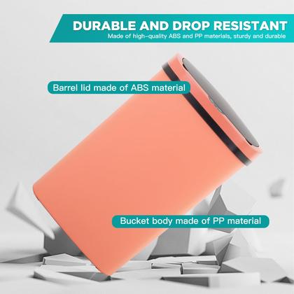 Imagem de Lata de lixo PaylessHere 49L automática com sensor de movimento 3 rosa