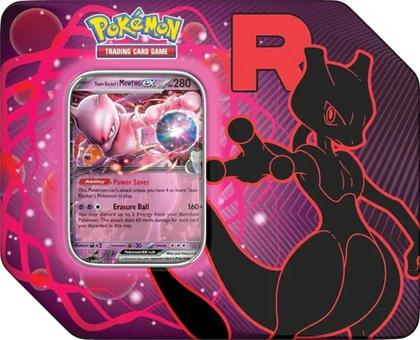 Lata de Pokémon TCG Team Rocket Tin Inglês 1 Unidade Sortido