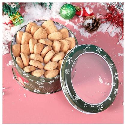 Imagem de Lata Natalina Papai Noel Para Doces Chocolates