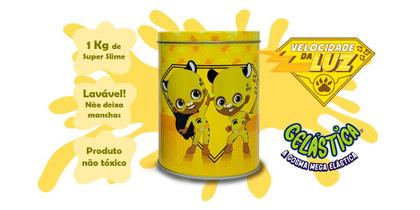Imagem de Latão slime aventureiros - amarelo - pedro - gelastica