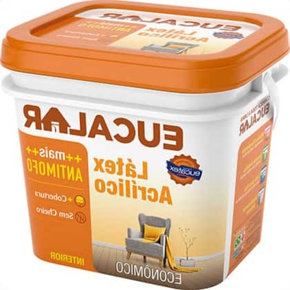 Imagem de Latex Eucalar Acri Fosco Galao 3,6 Litros Branco Gelo