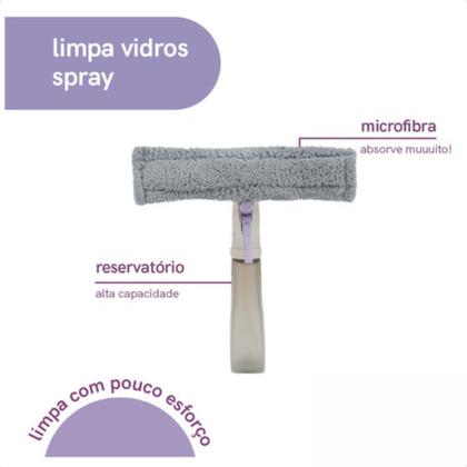 Imagem de LAV05205BRC01-Limpa Vidros 3 Em 1 com Rodo Spray e Reservatório Simplo