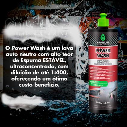 Imagem de Lava Auto Power Wash 500ml Limpa Todo Tipo de Superficie