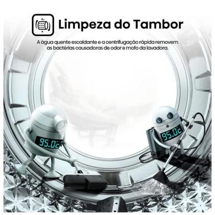 Imagem de Lava e seca 11kg hisense branca com 11 programas de lavagem, steam, wi-fi - wd3s11