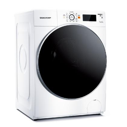 Imagem de Lava e Seca Brastemp 10,1Kg/6Kg Branca Água Quente com Ciclo Tira Manchas Pro e Ciclo 1h Pronto para Vestir - BNQ10AB