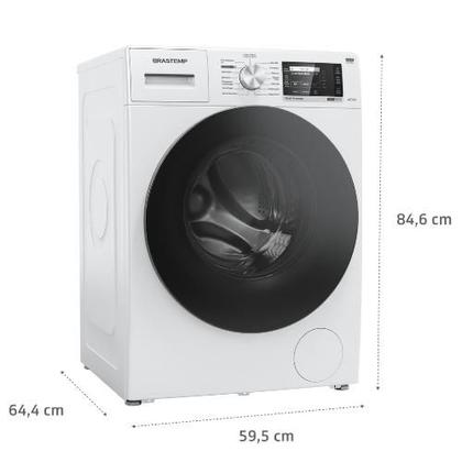 Imagem de Lava e Seca Brastemp 10kg/6kg branca com Smart Sensor e Triplo Vapor - BNC10AB